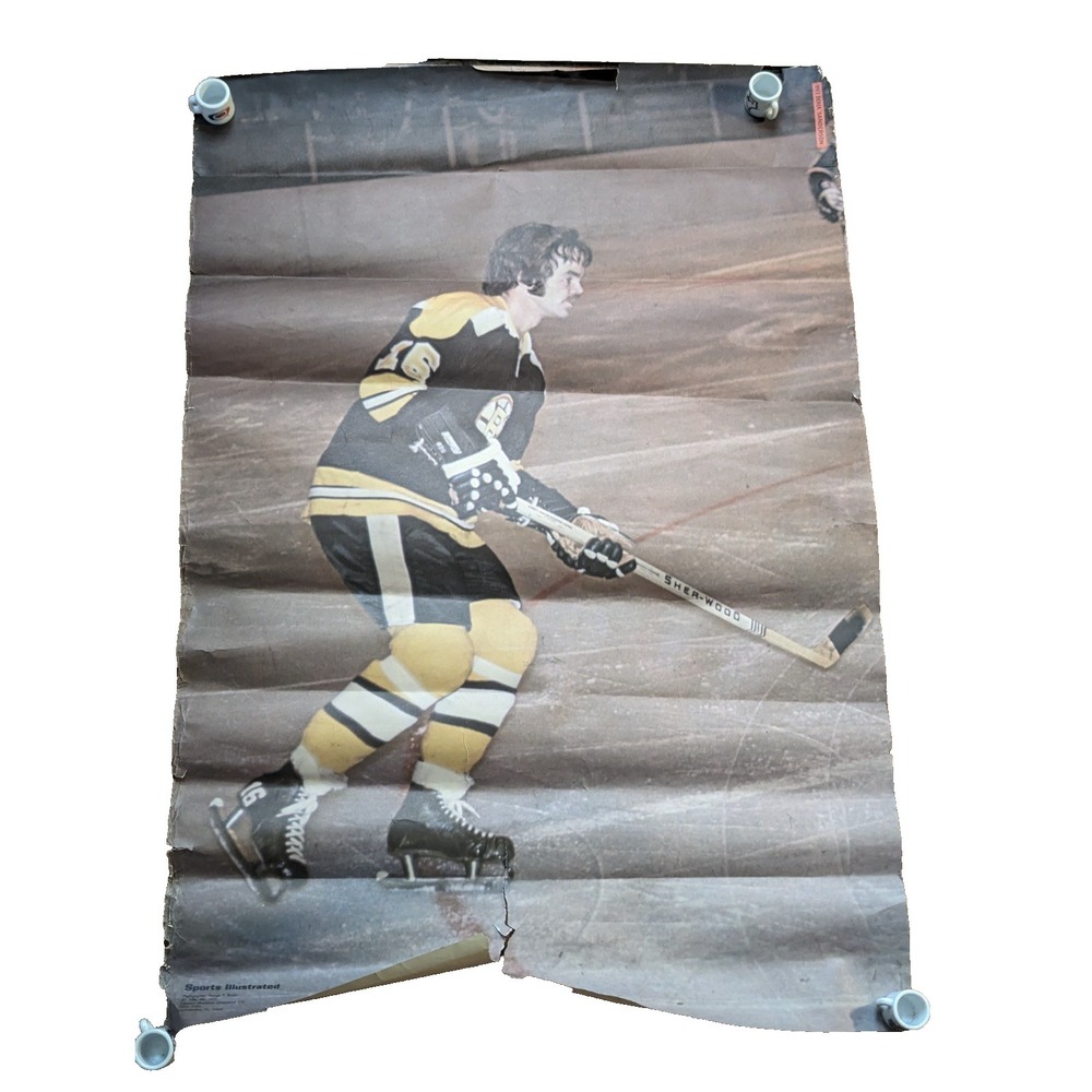 1971 Sports Illustrated Darrick Sanderson Boston Bruins Posterโ 21" X 29"